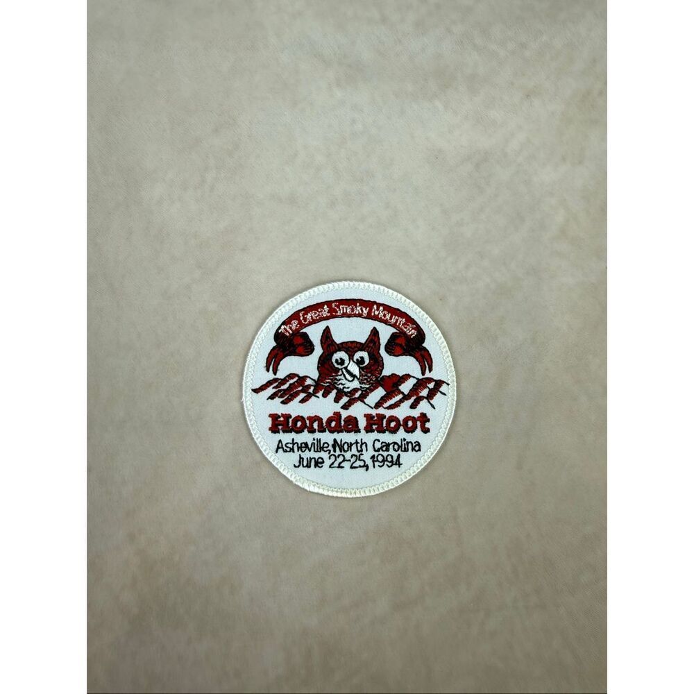 Vintage Honda Motorcycle 1994 Honda Hoot Patch Asheville North Carolina